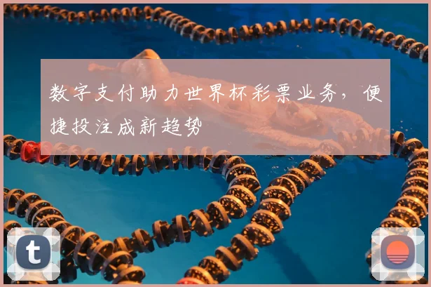 数字支付助力世界杯彩票业务,便捷投注成新趋势