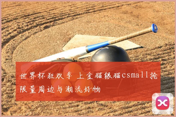 世界杯狂欢季 上金猫银猫csmall抢限量周边与潮流好物